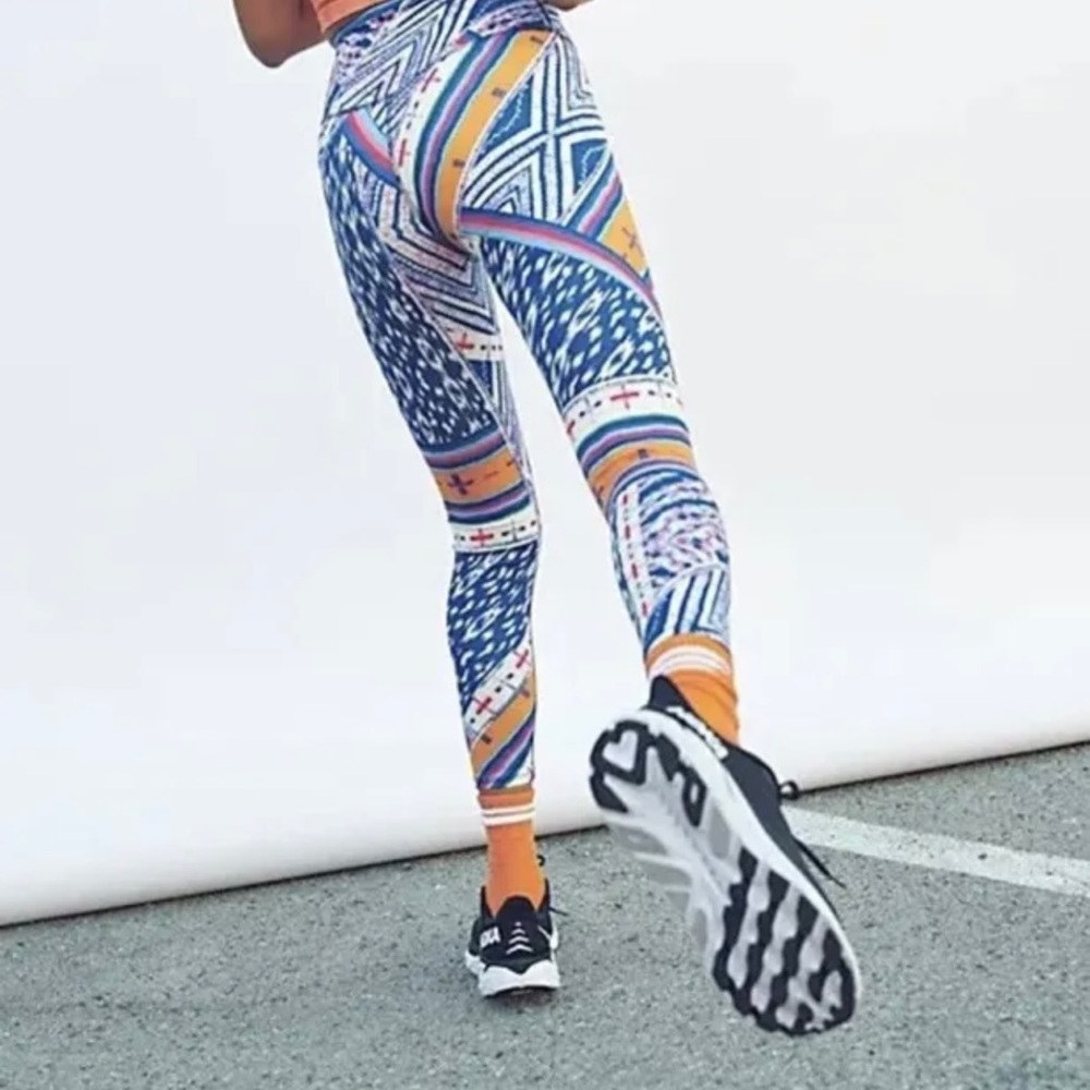 FREE PEOPLE Fp Movement High-rise 7/8 Lose Control Wrap Waist Legging NEW Small